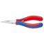 Elektronické montážne kliešte 145 mm KNIPEX 35 62 145 - leštená hlava, viaczložkové puzdrá