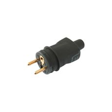 Legrand 50445 - Vidlica gumová 2P+T 16A/250V IP44  čierna
