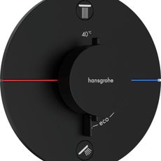 Vaňová batéria Hansgrohe ShowerSelect Comfort S bez podomietkového telesa matná čierna 15554670