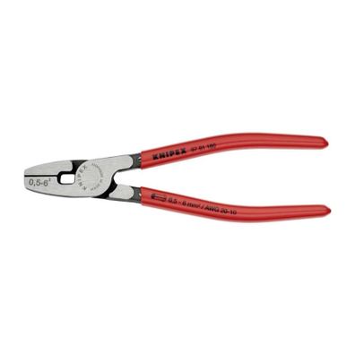 Krimpovacie kliešte na koncové objímky 180 mm Knipex 97 81 180 S predným nakladaním