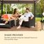 Blumfeldt Grandezza Cortina, pergola, 3 x 6 m, 4 bočné steny