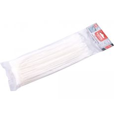 Pásky sťahovacie na káble EXTRA, biele, 280x4,6mm, 100ks, nylon PA66
