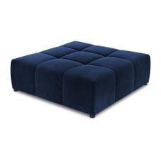 Modrý zamatový modul pohovky Rome Velvet - Cosmopolitan Design