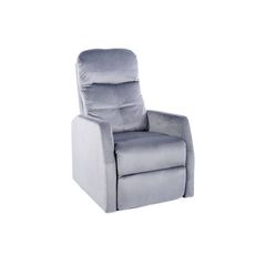 Perfektné relaxačné polohovatelné kreslo, sivá bluvel 14