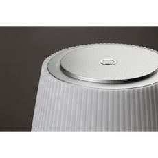Rabalux 76013- LED Stmievateľná nabíjacia stolná lampa TAENA 4W/3,7V IP44 strieborná