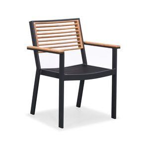 Záhradná jedálenská stolička HIGOLD - York Dining Arm Chair Black/Black