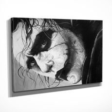 Wallity Obraz JOKER 30x40 cm sivý