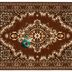 Alfa Carpets  Kusový koberec TEHERAN T-102 brown - 160x230 cm