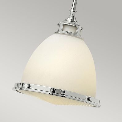 Hinkley HK-AMELIA-P-M-CM - Luster na tyči AMELIA 1xE27/60W/230V lesklý chróm