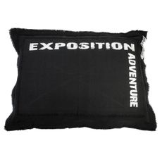 Luxusný vankúš pre psa Lex & Max Adventure 100 x 70 cm | čierny