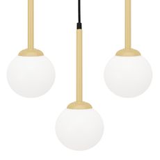 Luster na lanku PARMA 3xE14/40W/230V čierna