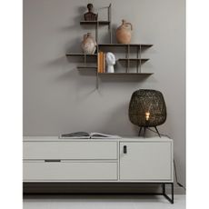 Stolná lampa MOZA 1xE27/60W/230V bambus zelená