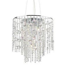 Ideal Lux - LED Luster na lanku EVASIONE 10xG9/3W/230V pr. 51 cm chróm