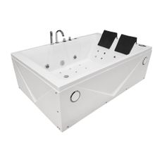 M-SPA - Kúpeľňová vaňa TURBO PLUS SPA s hydromasážou 186 x 121 x 65 cm