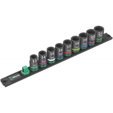 Wera 005490 Magnetická tyč C Impaktor 1 so sadou nástrčiek 13 ÷ 21 mm typ 8790 C Impaktor 1/2" (sada 9 dielov)
