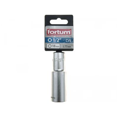 Hlavice nástrčná prodloužená, 1/2", 18mm, L 77mm, 61CrV5