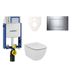 Cenovo zvýhodnený závesný WC set Geberit na zamurovanie + WC Ideal Standard Tesi 110.302.00.5NE6