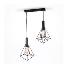 Luster na lanku DIAMOND 2xE27/60W/230V
