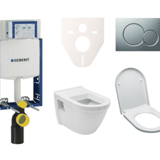 Cenově zvýhodněný závěsný WC set Geberit k zazdění + WC VitrA S50 SIKOGE2V3