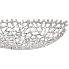 Eglo 427086 - SADA 2x Dekoračný podnos KIMITSU 44/61 cm strieborná