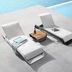 Záhradná zostava HIGOLD - Onda Sunlounger Grey/White