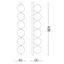 Ideal Lux - LED Stropné svietidlo PING PONG 6xLED/3W/230V CRI 90 mosadz