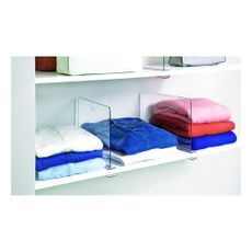 Transparentný rozdeľovač políc iDesign The Home Edit, dĺžka 30,9 cm