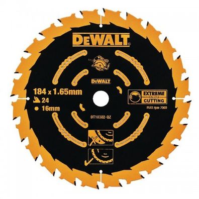 Pilový kotúč 184x16mm 24z ATB 18° DeWALT DT10302