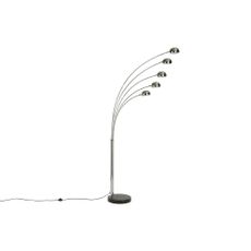 Stojacia lampa Five Lights chróm