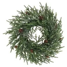 Vianočný veniec Camelle zelená, 43 cm