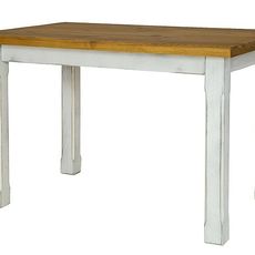 Jedálenský stôl 90x160 mes 02 a s hladkou doskou - k09 prírodná