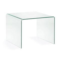Sklenený odkladací stolík 60x60 cm Burano – Kave Home