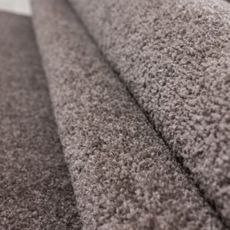 Ayyildiz , Kusový koberec Ata 7000 mocca kruh, 120x120 (priemer) kruh, hnedá, obývacia izba