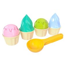 LEAN TOYS Sada foriem na pieskovú zmrzlinu 6610