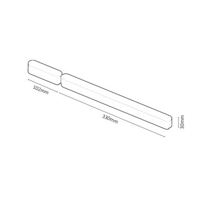 Rabalux 70204 - Nap. zdroj pre svietidlá v liš. sys. LiTrack 80W/24V 10,2+33 cm
