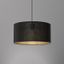 Luster na lanku LOFT SHADE 1xE27/60W/230V pr. 40 cm čierna/zlatá