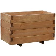 Drevený obal na kvety Domino II s vložkou