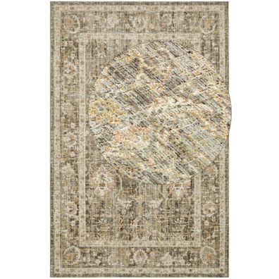 Hanse Home , Kusový koberec Cairo 105592 Luxor Black Cream – na von aj na doma, 160x235, béžová, chodba / predsieň