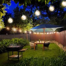 Solight WO794 - LED Vonkajšia dekoračná reťaz GIRLANDA  25xE12 20m IP44 teplá biela