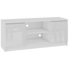 TV stolík RTV K140 lesklý biely