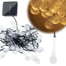 IKO Záhradné solárne osvetlenie 6,5 m 30LED - teplá biela