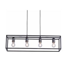 Leuchten Direkt 15854-18 - Luster na lanku FABIO 4xE27/60W/230V