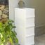 Modulárny úložný box Wave twin Snow s kolieskami 54,6 x 43,4 x 22 cm, široký - 2 zásuvky - kolieska