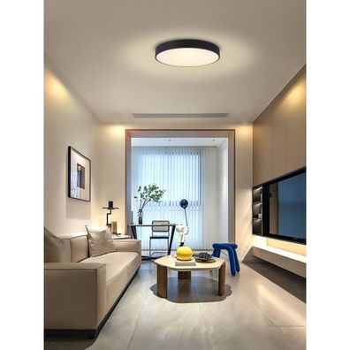Immax NEO 07202L-LED Stmievateľné stropné svietidlo RONDATE 53W/230V čierna Tuya+DO