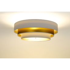 Stropné svietidlo TRINITI 2xE27/60W/230V biela/zlatá