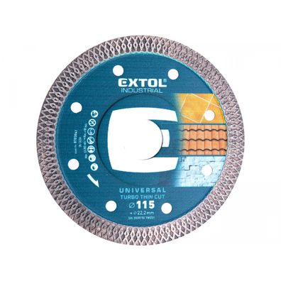 Kotúč diamantový rezný turbo Thin Cut, 115x22,2mm