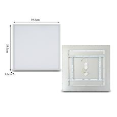 Brilagi - LED Stmievateľné svietidlo SLIMFRAME LED/58W/230V 60x60 cm biela + DO