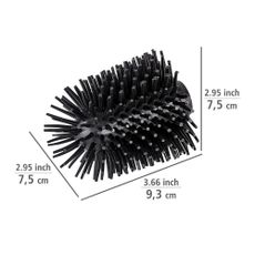 Náhradná silikónová hlavica WC kefy Wenko, ø 7,5 cm