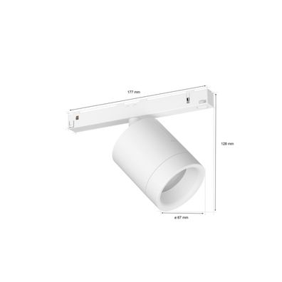 Philips -LED RGB Stmievateľné bodové svietidlo do lištového systému Hue LED RGB/5,2W/24V