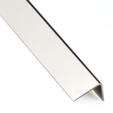 Profil uholníkový samolepiaci PVC nerez 19.5x19.5x2600